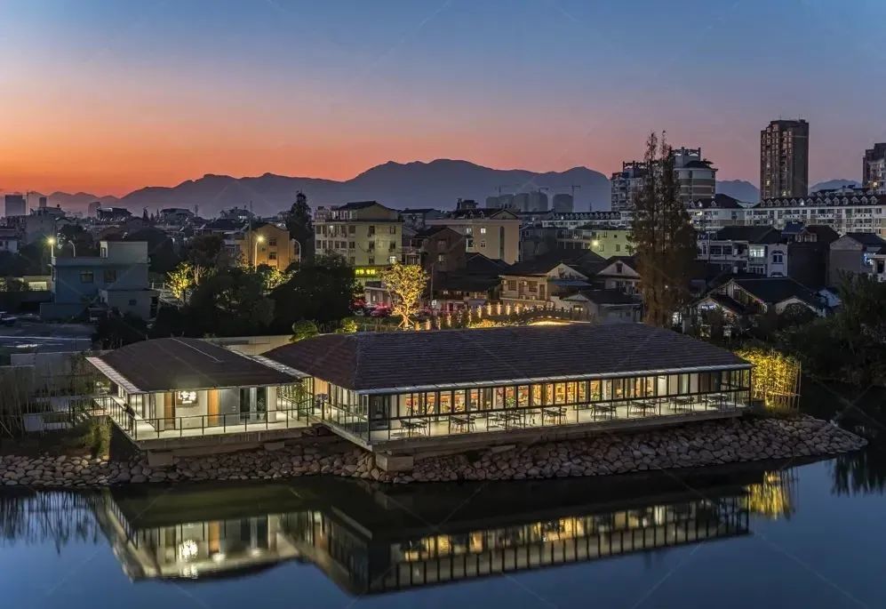 臺州市黃巖官河古道,多個網(wǎng)紅打卡點夜景曝光